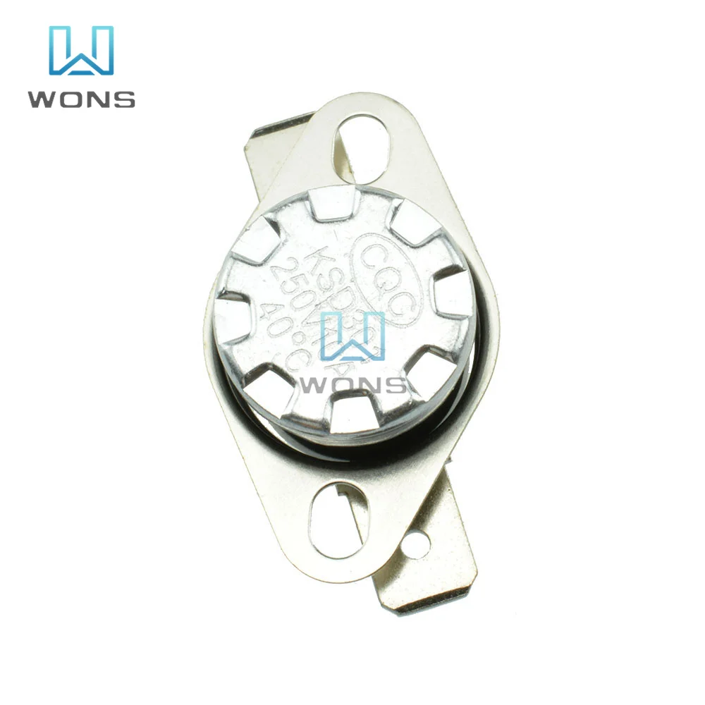 Биметаллический переключатель термостата открытый закрытый нормально KSD301