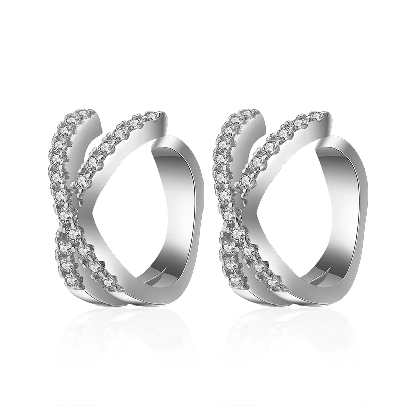 

Женские серьги-гвоздики в Корейском стиле, с фианитом