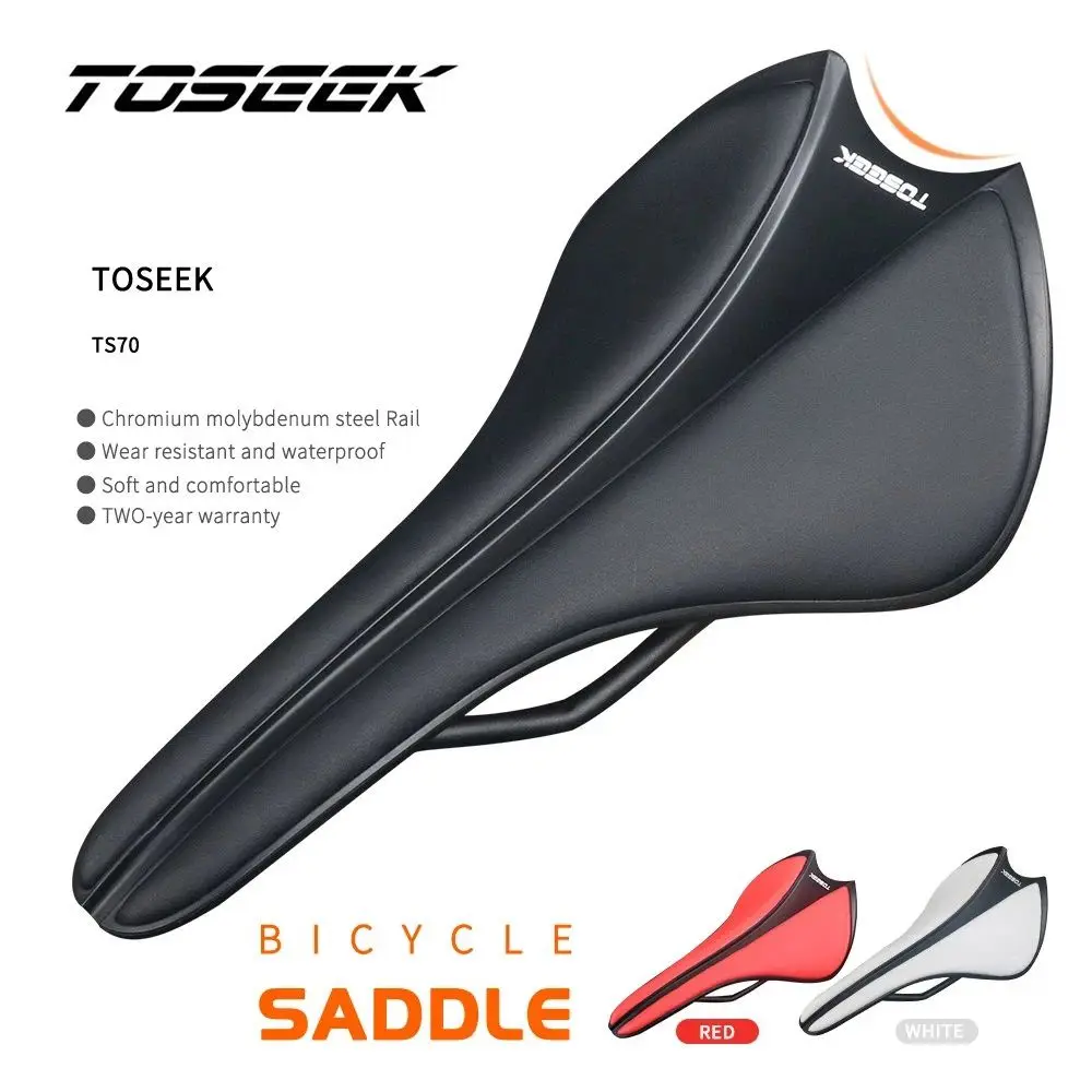 

TOSEEK TS70 Bicycle Saddle 7x7mm Round Rails Mountain Bike Saddle EVA Bicycle Seat MTB saddle Seat for bicycle accessoriess