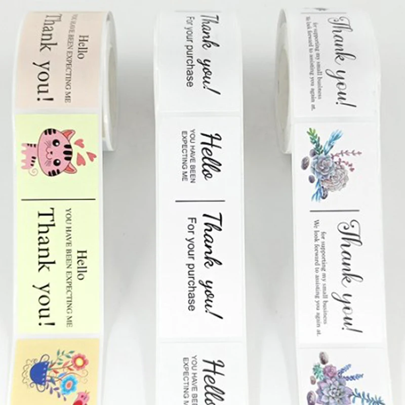

120Pcs/roll Thank You for Your Order Stickers Labels for Envelope Sealing for Business Decor Sticker Stationery Package Decor