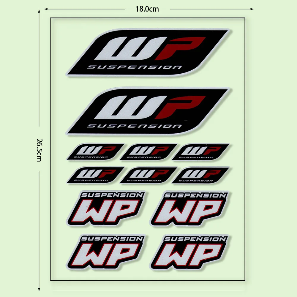 Вилка WP Светоотражающая подвеска модификация украшение мотоциклетная наклейка