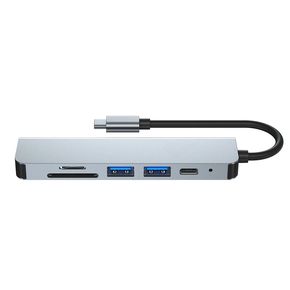 

Мобильный концентратор от USB C к HDMI-совместим с RJ45 100M VGA OTG адаптер Thunderbolt 3 док-станция с PD TF SD Джек мм для Macbook