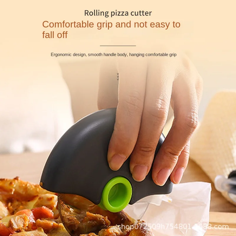 Новый Круглый Нож Для Пиццы С Защитной Крышкой Кухонный Инструмент Из