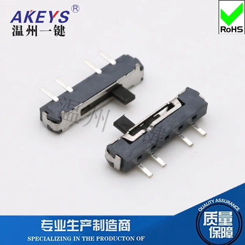 20 шт MSKT-13D18 3-позиционный маленький тумблерный переключатель SMT 4-контактный