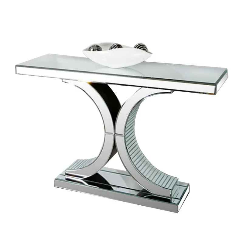 Постмодернистская минималистичная зеркальная мебель консольные столы прихожая