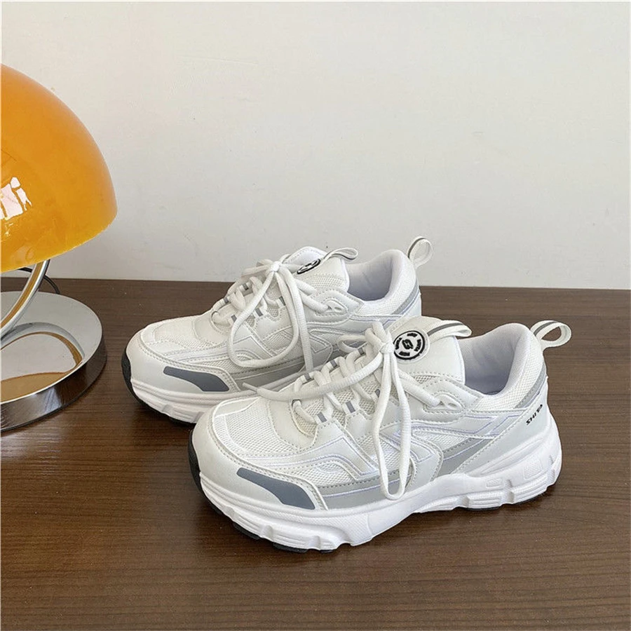 

2023 Men Sneakers Women Fashion Platform Vulcanized Sport Shoes Women's Casual Chunky Sneakers Zapatillas Mujer