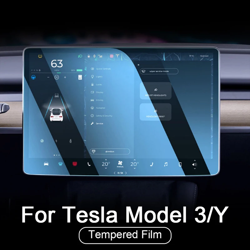 

Защита экрана из закаленного стекла для Tesla Model 3 Y 2023 2022 2021