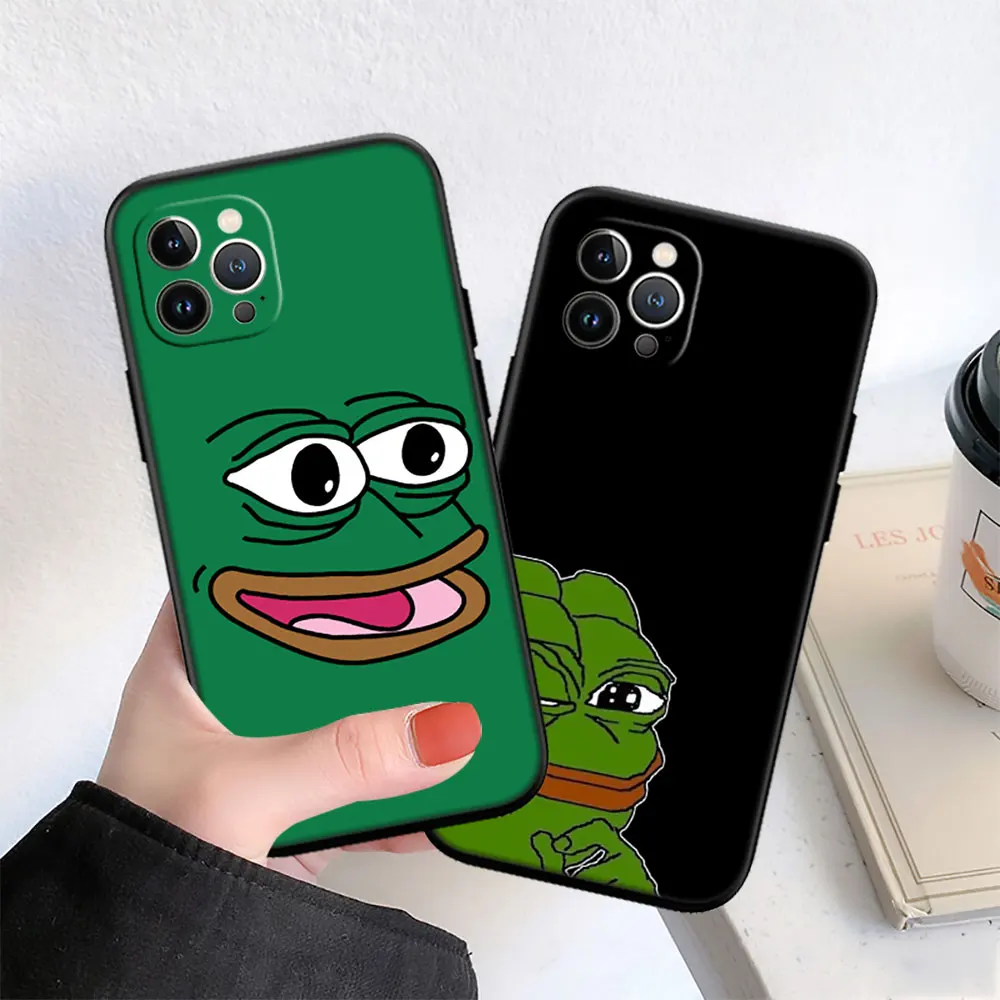 Мягкий силиконовый чехол XH27 P-Pepe Frog для Xiaomi Mi Poco F1 F2 F3 M2 M3 M4 M5 C3 X2 X3 X4 GT NFC Pro