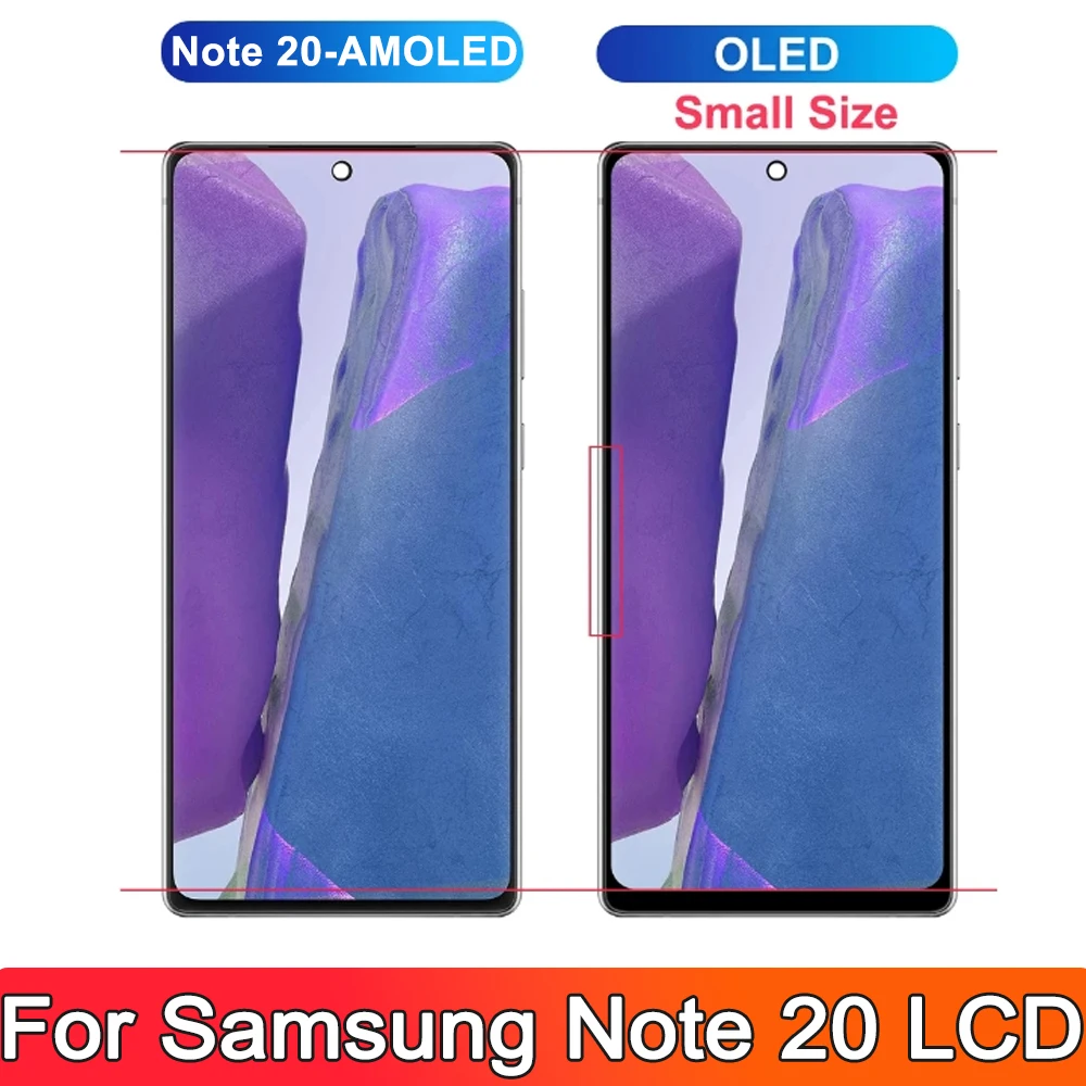 OLED-дисплей для Samsung Galaxy Note 20 5G N980 N980F N981 N981F N981B N981U N981U1 N981W ЖК-дисплей с сенсорным