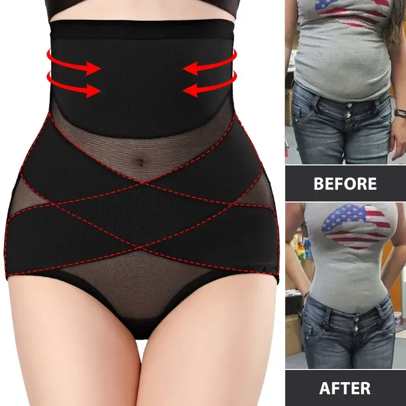 

Lifter Briefs Sexy Butt Corset Shapewear Control Shaper Tummy Waist Body Trainer Shaper High Women Body Abdomen Panties Female
