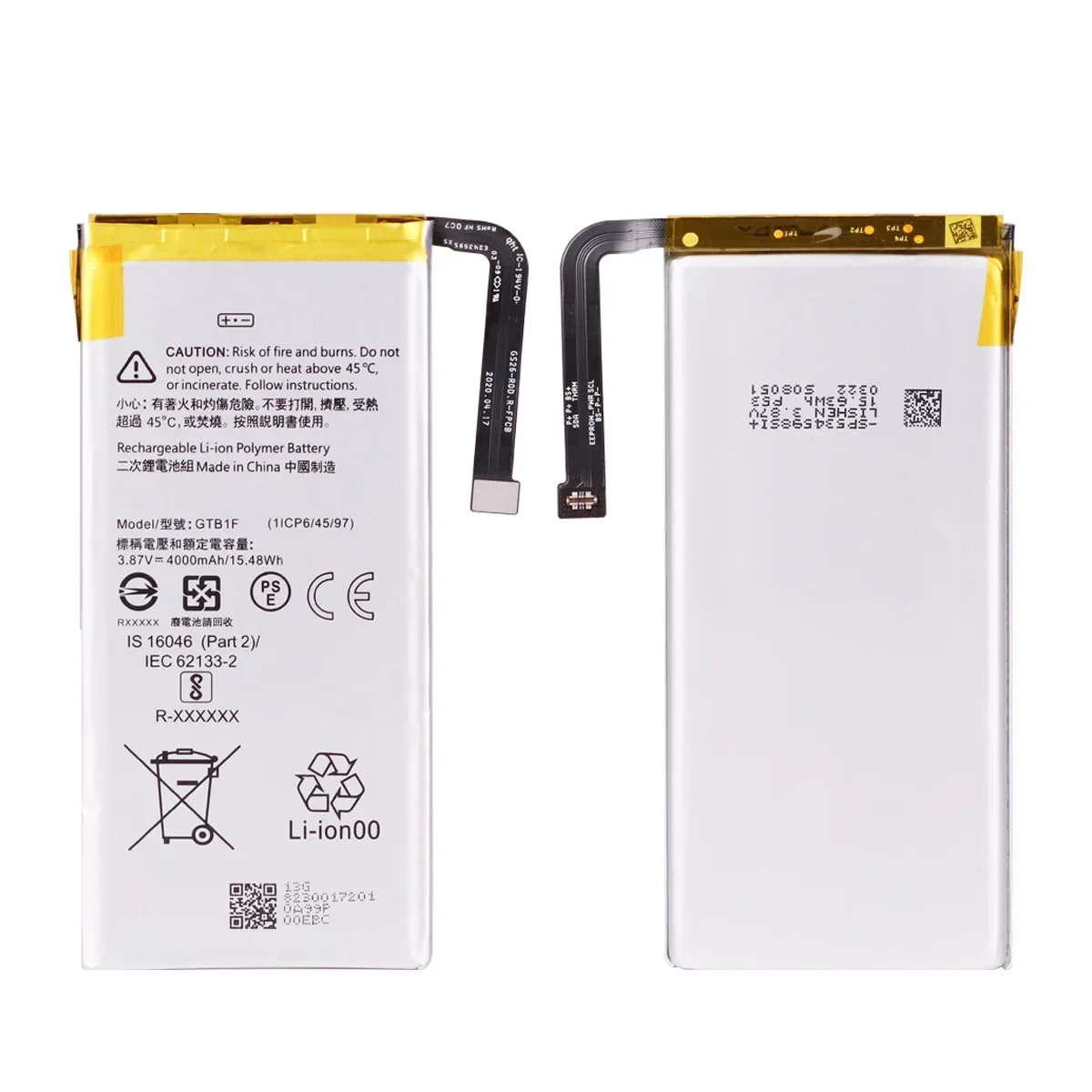 100% оригинальный сменный аккумулятор GTB1T 4000 мАч для HTC Google Pixel 5 Pixel5 GD1YQ GTT9Q