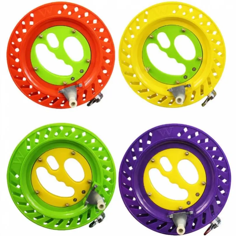 

1 Piece Hand Holding ABS Fishing Wheel with Anti Reverse Bearing Pesca Hand Reel Line Winder Fishing String Bobbin