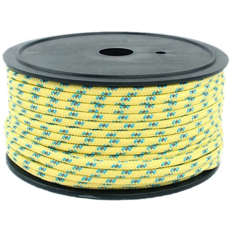 

Outdoor 5Mm Bold Reflective Rope 50M Tent Rope Ground Nail Pull Rope Canopy Accessories Clothes Wind Rope