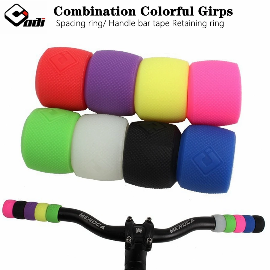 ODI чистый силиконовый руль girp FNHON складной велосипед MTB сбалансированный