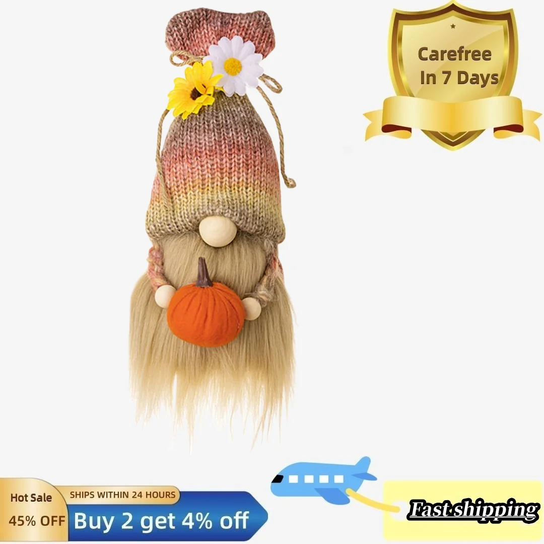 

Rudolph Ornament Gnome Festive Faceless Ornament Harvest Season Pumpkin Rudolph S Thanksgiving Holiday Decoration