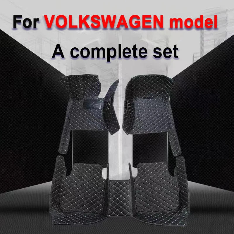 

Car Floor Mats For VOLKSWAGEN Saveiro Cross Caddy T-Cross Sagitar UP Santana Caravelle ID3 passat Taos Car Accessories