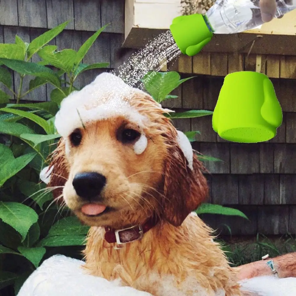 Портативная универсальная насадка для душа с бутылкой воды мягкая силиконовая