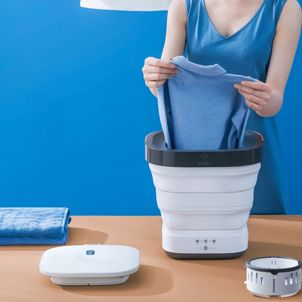 Портативная мини-Складная Стиральная