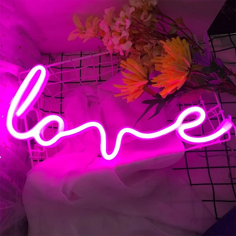

Cute Led Night Lights For Kids Rooms Bedroom Neon Lights Cute Room Décor Neon Sign Indoor Décor Gift For Girlfriend DJ404-09LCR