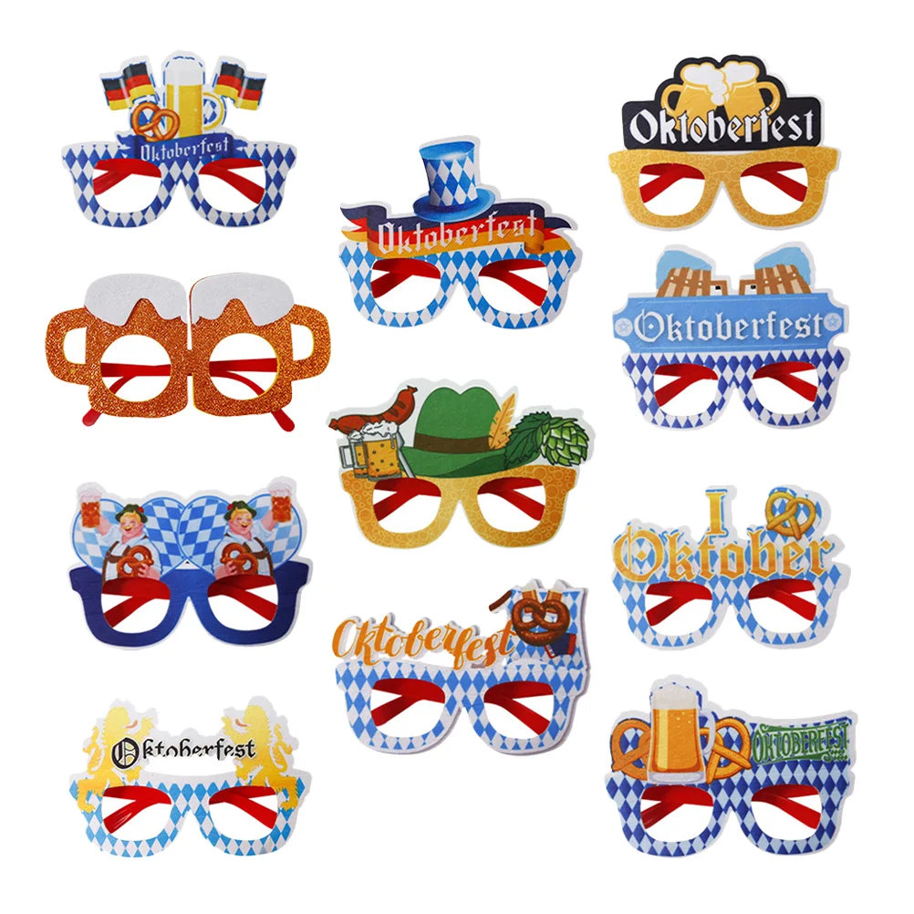 

Party Eyeglasses Beer Sunglasses Props Glasses Eyewear Photo Booth Supplies Festival October Bavarian Decorations Decors Dress