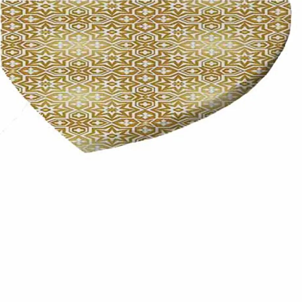 

Elastic Edged Waterproof Backed Fitted Table Cover Tableclothes Style A 1 5m