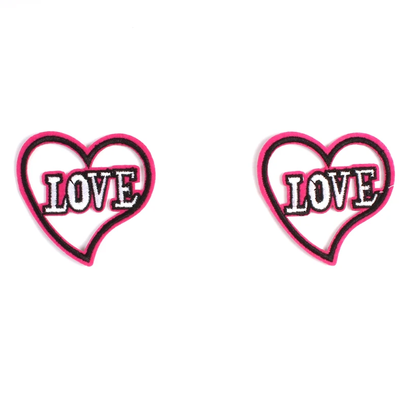 Наклейка на одежду сделай сам с надписью LOVE 10 шт.