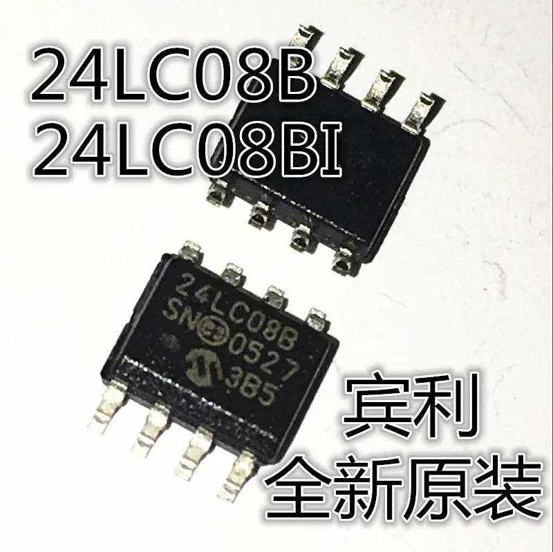 Бесплатная доставка PIC24LC08B-I/SN 24LC08BI SOP8 10 шт.