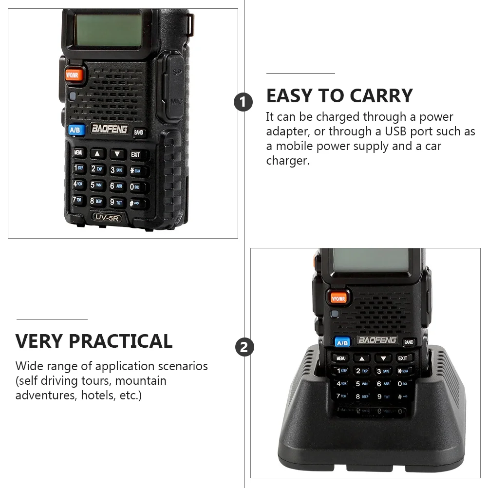 1Set of Interphone ABS Interphone Portable Walkie-talkie Wireless Talkie for Outdoor Camping  Outside
