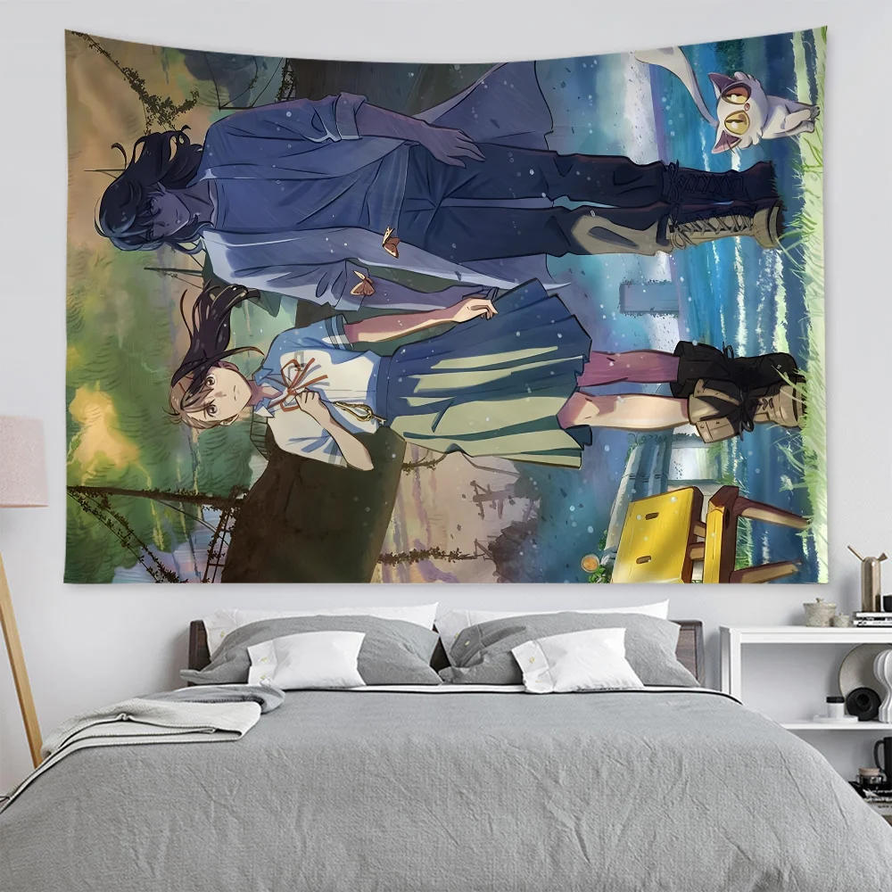 S-Suzume No To Jimari Chart гобелен для гостиной домашнего декора в общежитии художественный