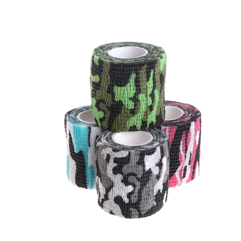 

M5TC Camouflage Elastic Bandage Elastoplast Wrap Self-adhesive Tape Sports