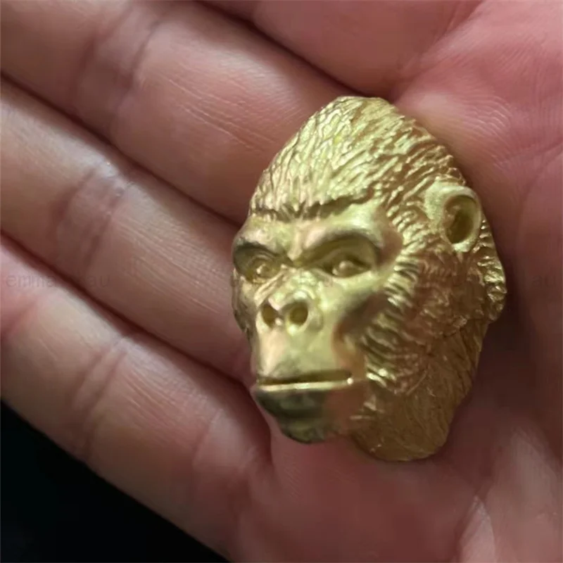 

Gorilla Head Brass Handles Cupboard Wardrobe Single Hole Door Knob Cabinet Door Knobs Furniture Drawer Handle