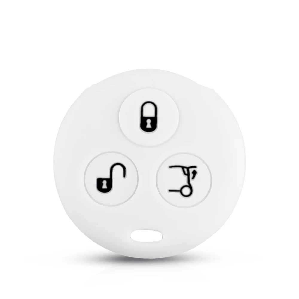 Силиконовый чехол Dandkey для автомобильного ключа защитный Mercedes Benz Smart City Roadster двух