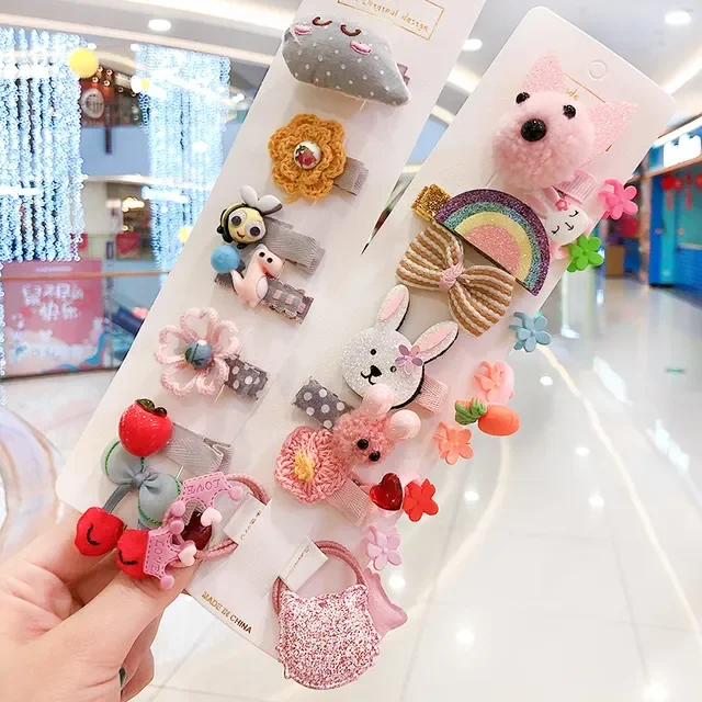 

Children Cute Crown Rabbit Bow Ornament Hair Clips Girls Lovely Colors Hairpins Barrettes Kids Sweet Hair Accessories
