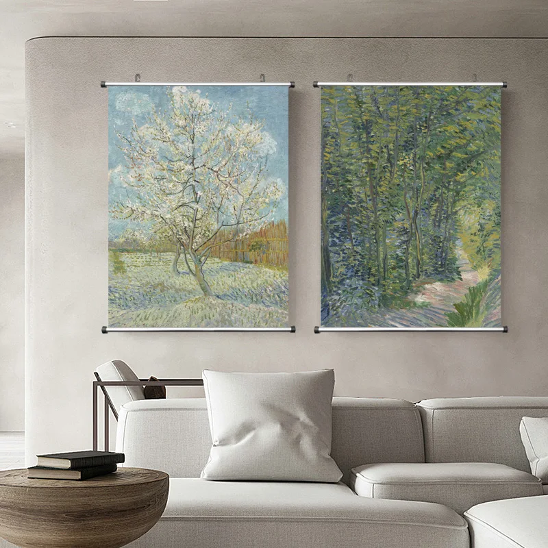 Картина на холсте с изображением пшеничного поля Ван Гога