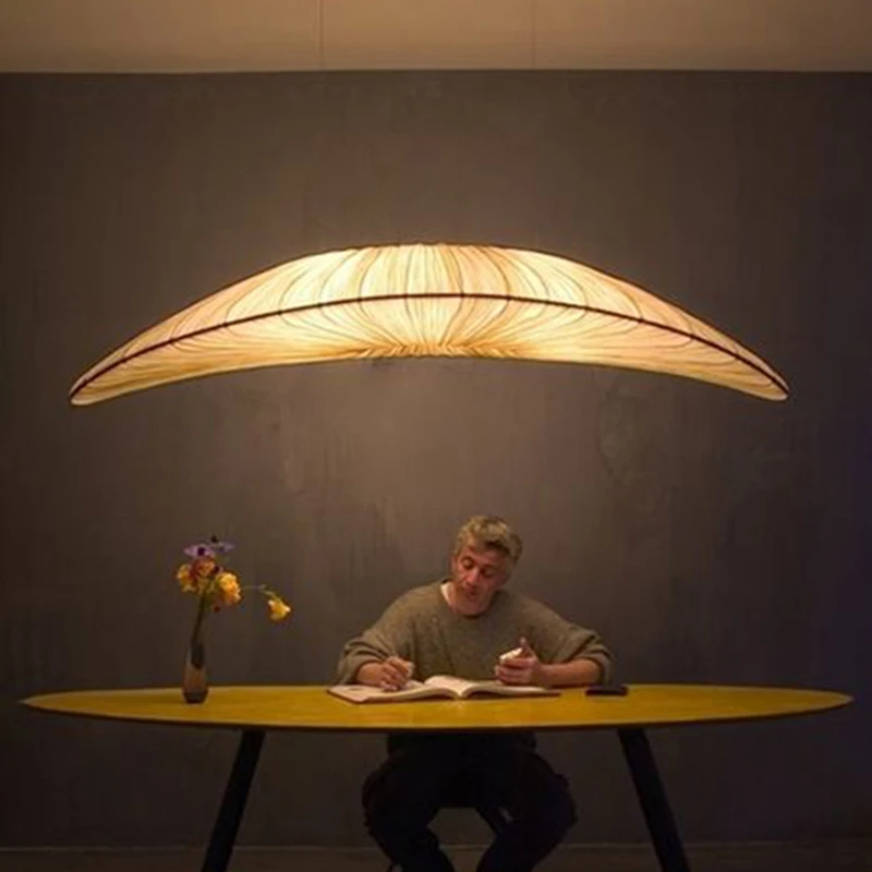 Минималистичные тканевые светодиодные подвесные светильники дизайнерские