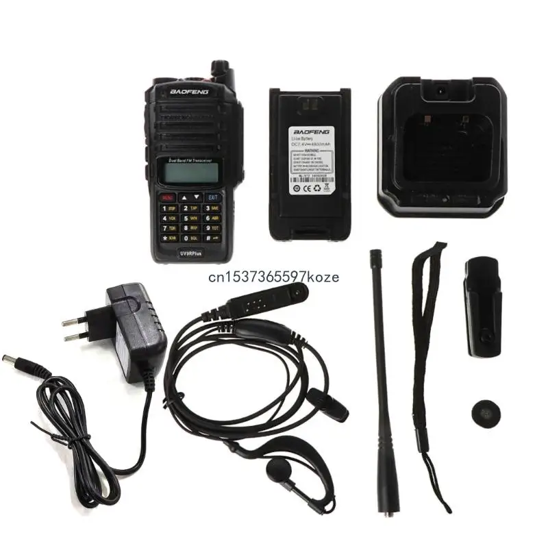 

Walkie Talkie for Long 4800mAh Two Ways Radio High Power Water Resistant
