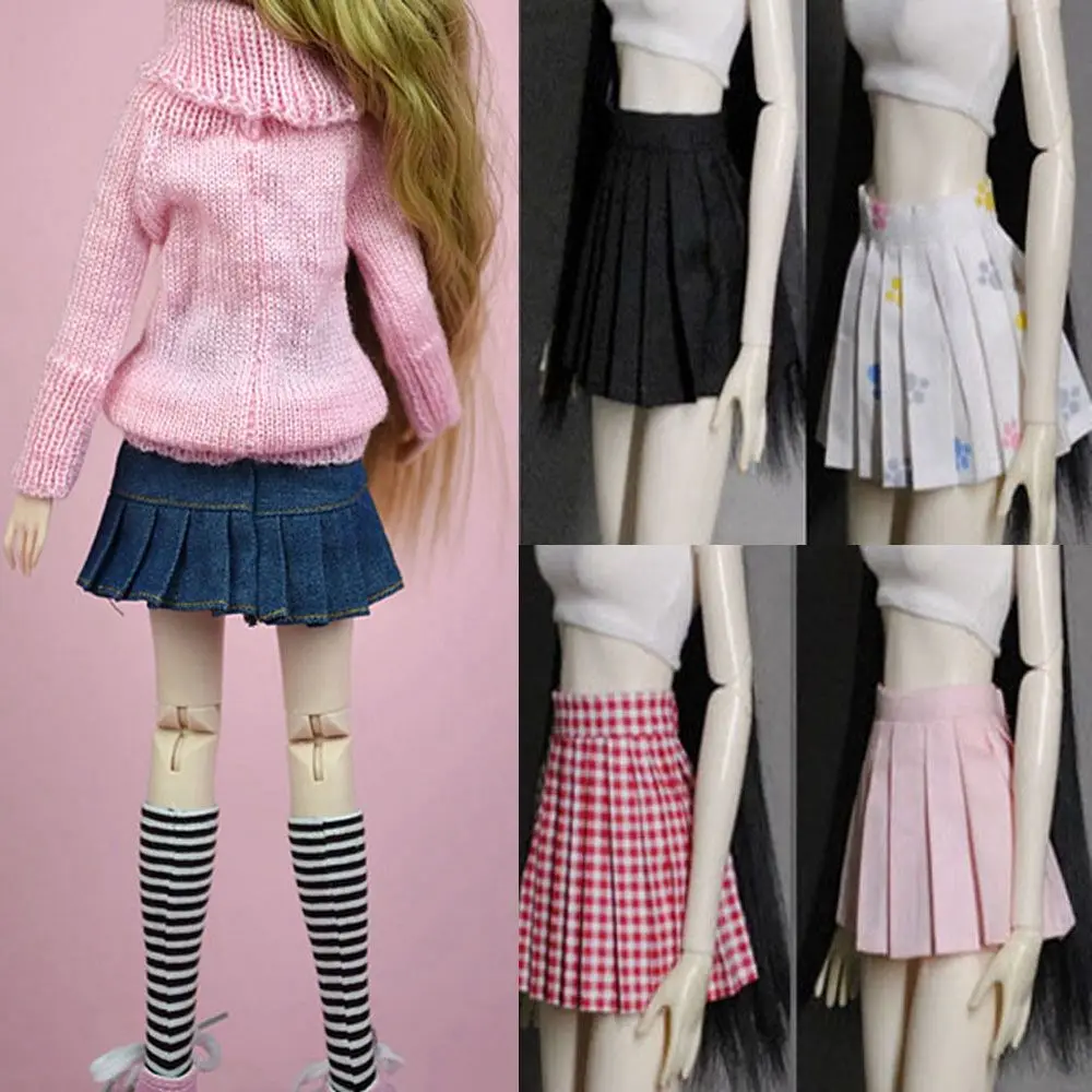 

Детская игрушка 1/3 1/6 30 см повседневная юбка принцессы мини-платье трапециевидная юбка синие джинсы кукольная одежда