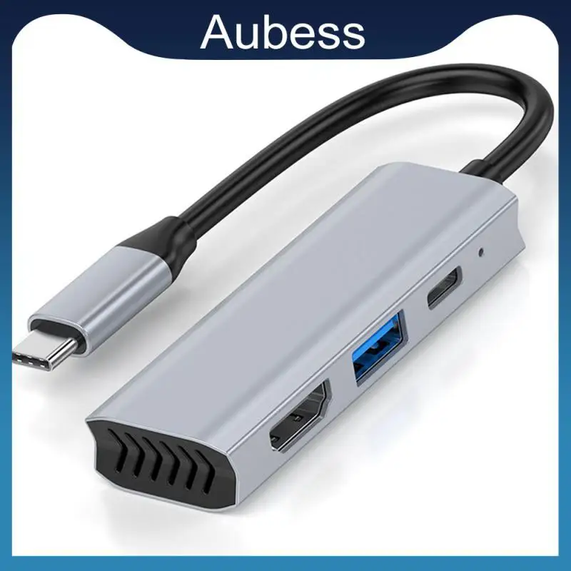 

--compatible Laptop Extender 5gbps Usb 3.0 Extender High Speed Transmission Computer Hub 3-in-1 Computer Accessories 4k