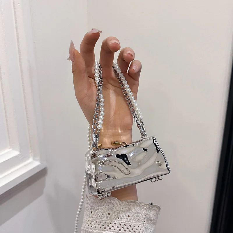 Металлические сумки маленькая сумка новинка 2024 модная Персонализированная