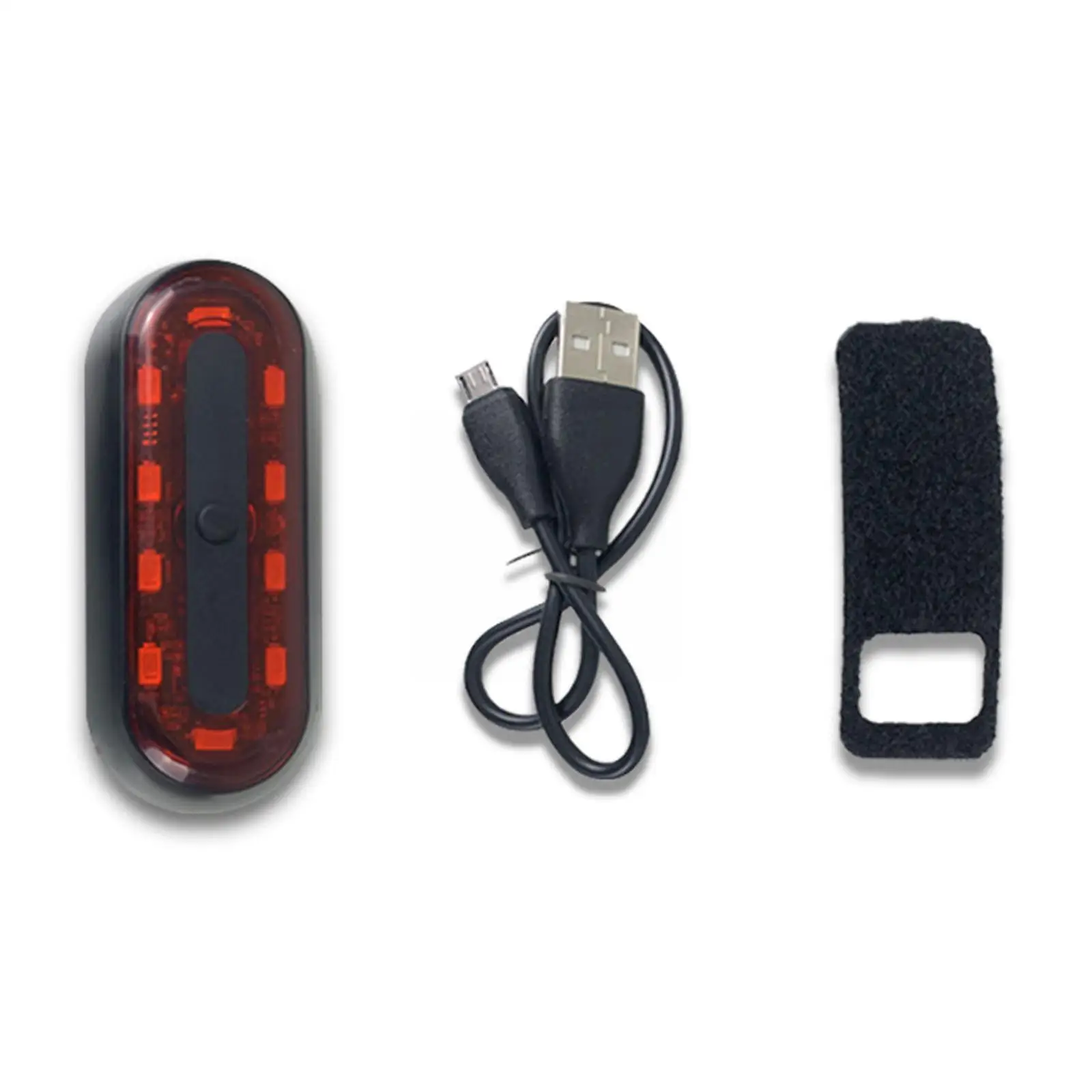

Задний фонарь для мотоциклетного шлема с зарядкой от USB, модифицированный сигнал безопасности для велосипеда, L6Z5