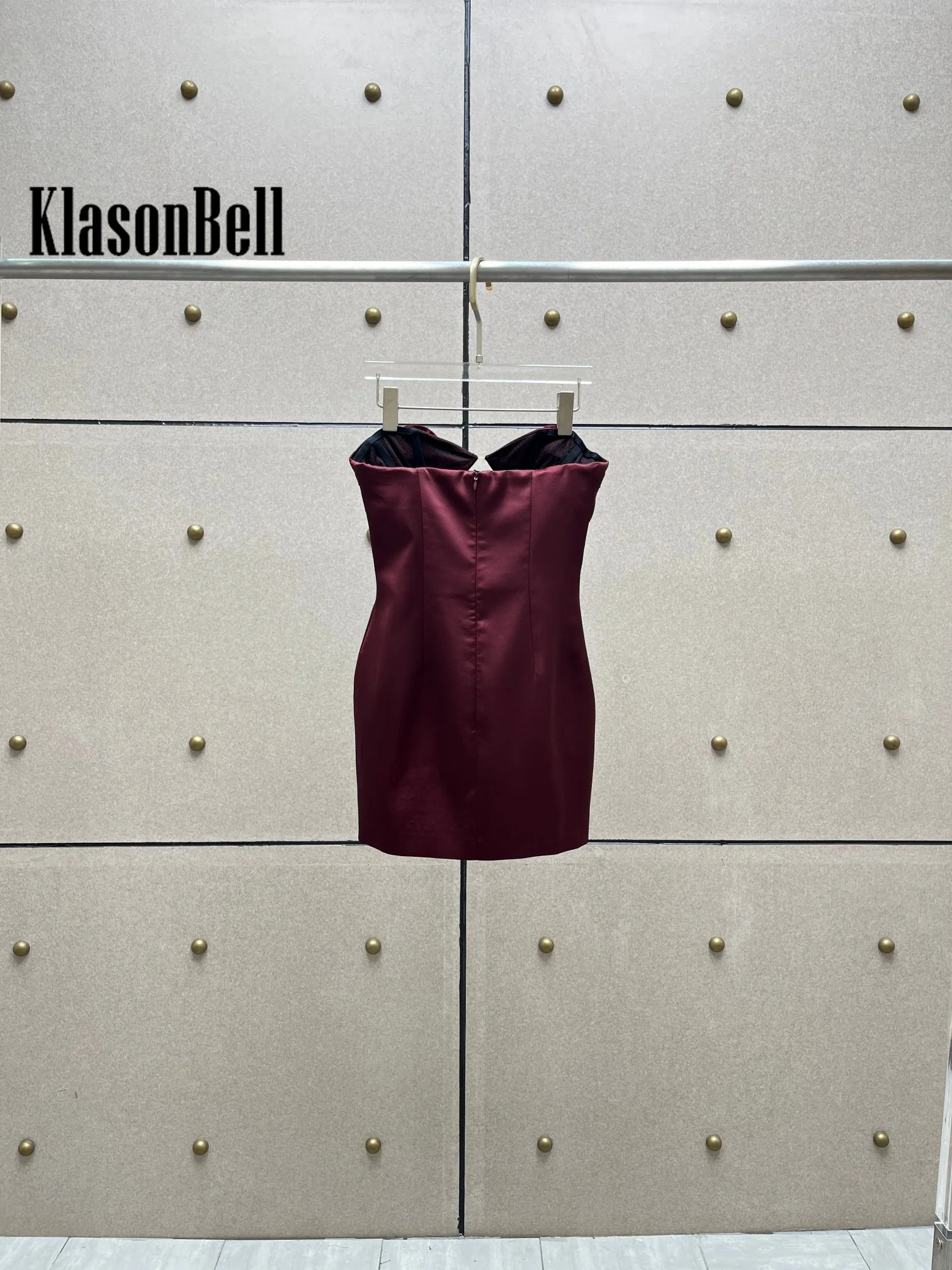 11.22 KlasonBell шикарное вечернее платье без бретелек с цветочным дизайном