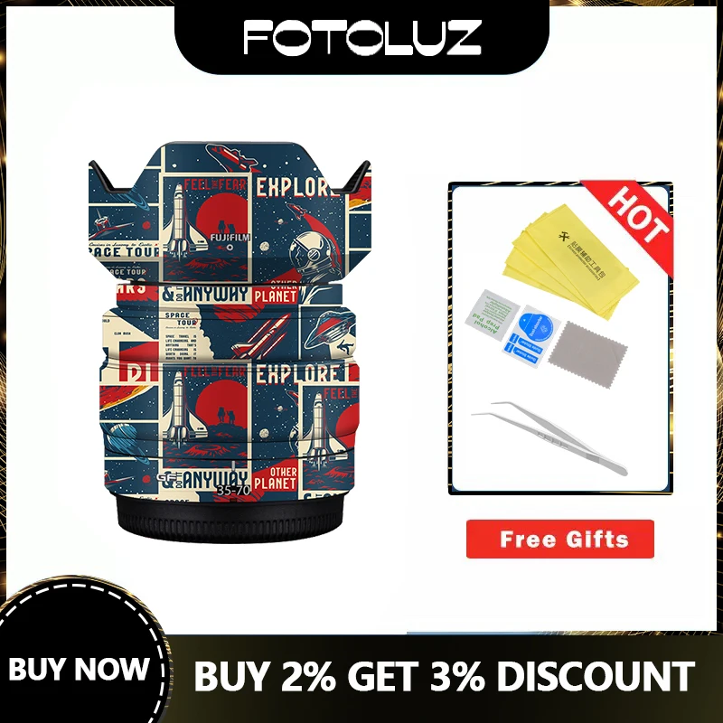 

Wrap Skin for Fujifilm GF35-70F4.5-5.6 Fashion Classic Lens Skin GF35-70 Camera Sticker Anti-scratch Protector Film Cover Decal