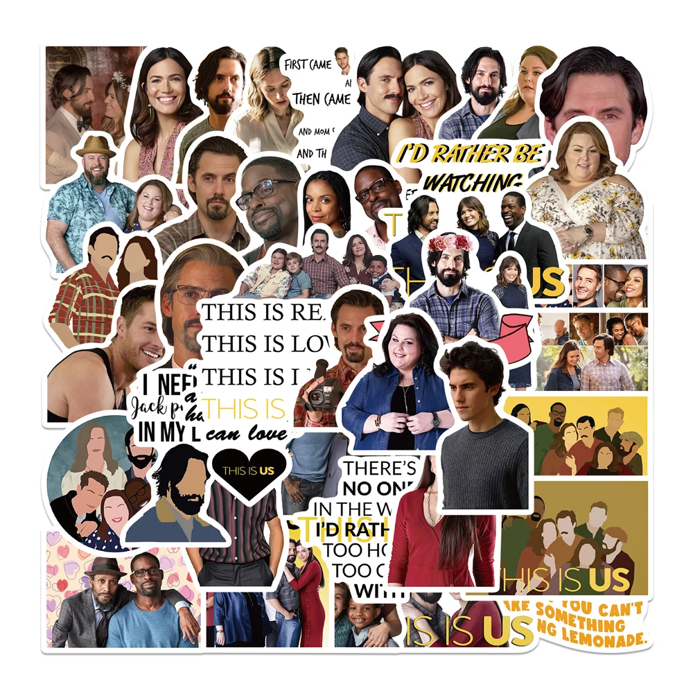

10/30/50pcs/Set Classic TV Show This Is Us Season Graffiti Stickers For Cars Motorcycles Luggage Skateboards Computer Laptop DIY