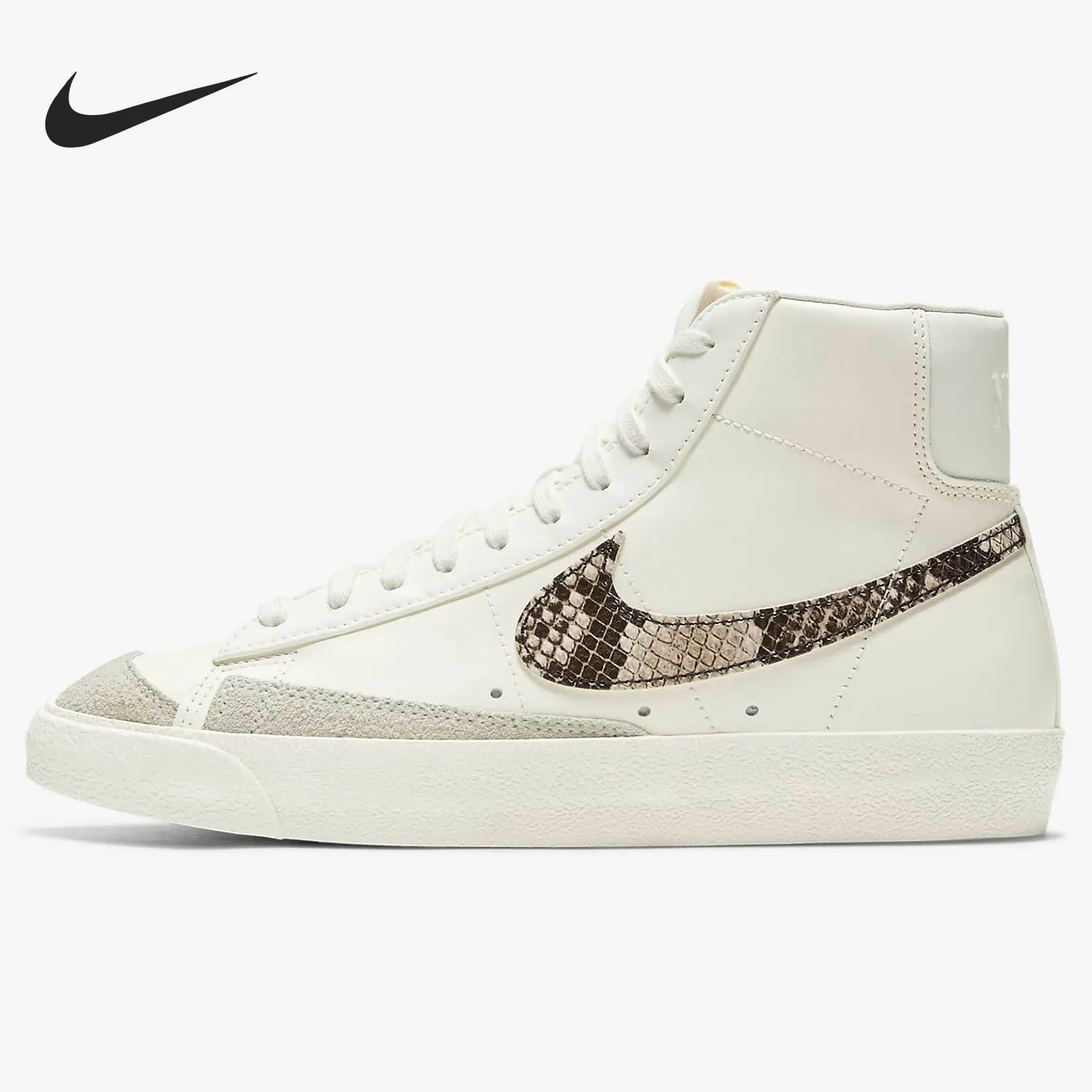 Фото Оригинальные женские классические высокие туфли Nike BLAZER Trail Blazer для спорта и отдыха DA8736-100 №2