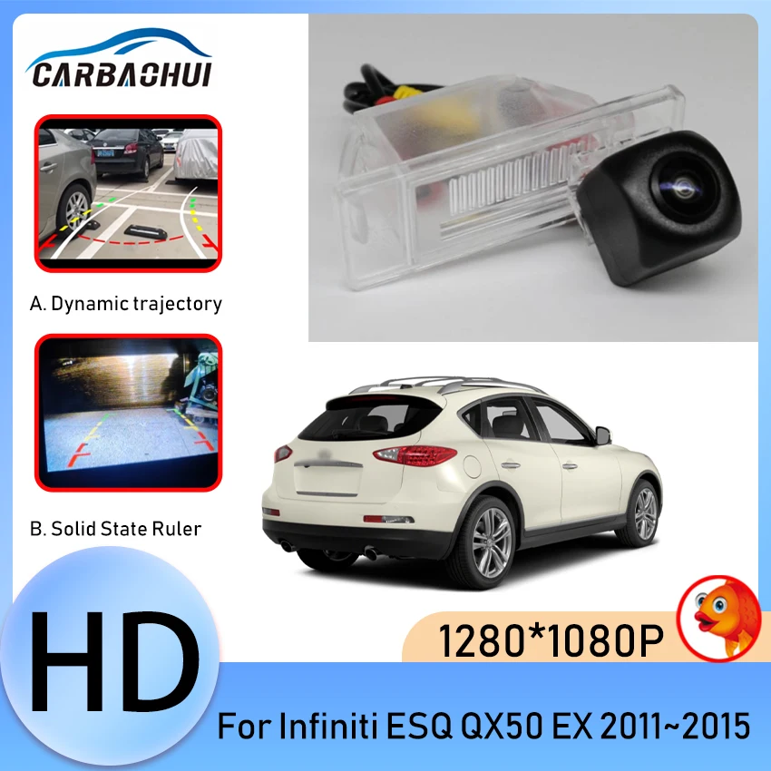 

Автомобильная камера заднего вида HD CCD ночного видения, Беспроводная Автомобильная камера заднего вида для Infiniti ESQ QX50 EX 2011 2012 2013 2015