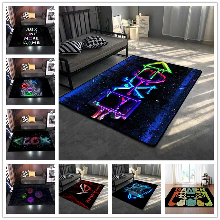 

2022 Play Game bedroom mat palyer Carpet for gameroom door mat Home Decoration livingroom rug tapetes de sala