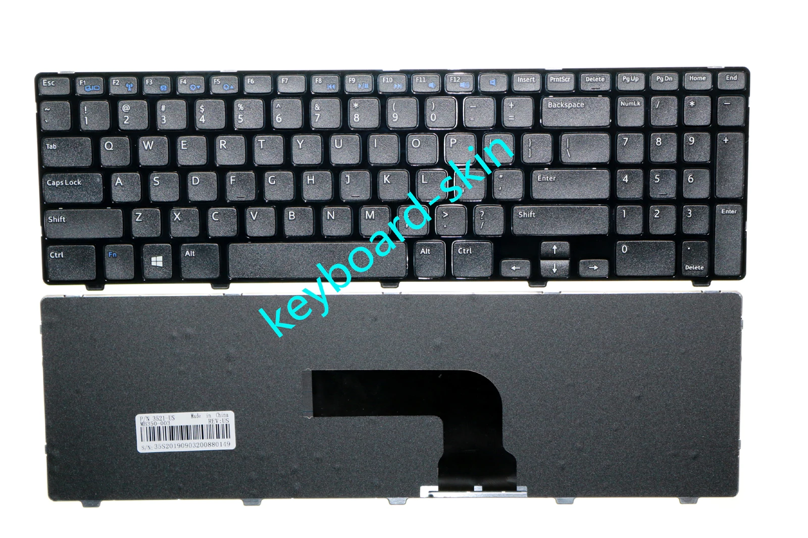 

New US Keyboard no-backlit For Dell Vostro 2521 Inspiron 15-3521-3537,15(3521)(3537),15R-5521-5537,15R(5521)(5537) Latitude 3540