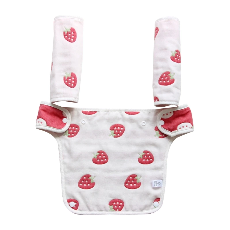 

Baby Waist Stool Drool Bib Newborn Infants Teething Soft Cotton Pad Saliva Towel Multi-Function Baby Strap Dinner Bib Bandana