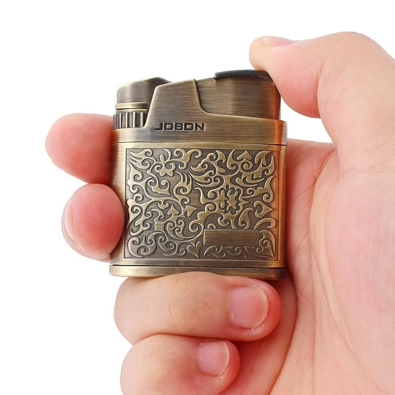 

JOBON Creative Butane Gas Lighter Jet Metal Windproof Torch Cigarette Cigar Lighter Retro Smoking Accessories Gift Gadgets