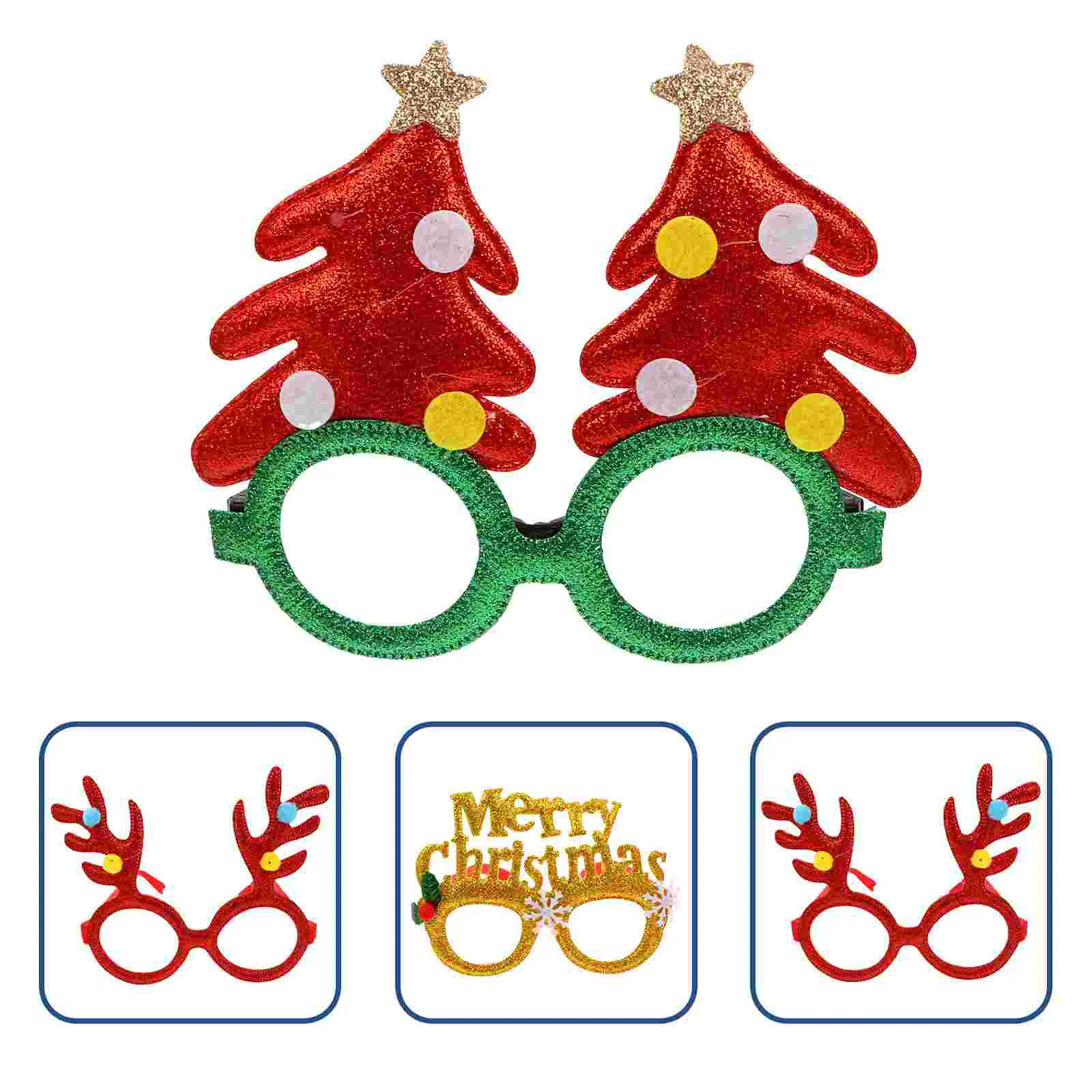 

Christmas Glasses Partykids Eyeglasses Favors Frame Stocking Stuffers Props Photo Fun Adult Sunglasses Novelty Costume Funny